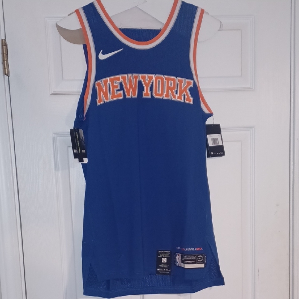 NWT Nike DriFit Blue New York Basketball Jersey Size: Medium